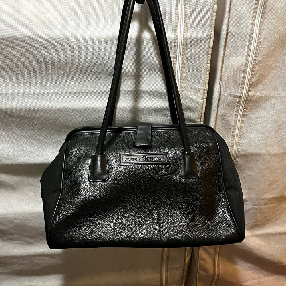 Anne Geddes bag pebble grain leather and man made
